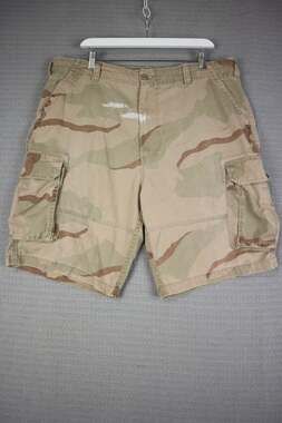 Military Vintage Desert Camo Cargo Shorts Mens 38W